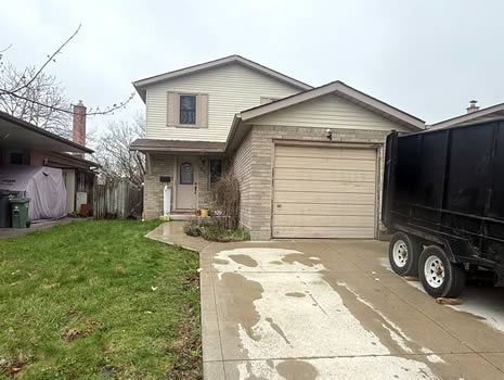 Two-storey house purchased directly by Home Flippers in Guelph, Ontario